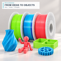 Filament PLA Soie 1,75 mm, Consommables pour Imprimante 3D, Brillant et Lisse comme de la Soie pour Matériaux d'Impression FDM Bambu Lab