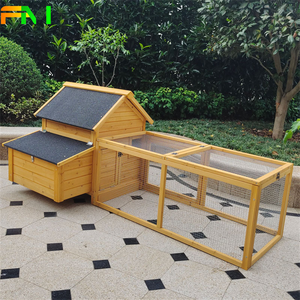 Rampa tavuk kafesi Hutch ile ev hayvanı ürünü süper büyük açık tavuk evleri kapalı tasarımcı ucuz ahşap tavuk kümesi - Product Image 6