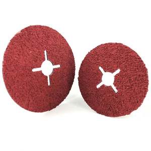 3M 361F Disco de fibra de molienda de orificio cruzado de óxido de aluminio 125mm Disco abrasivo de lijado rojo en 36 #60 #80 #120 # Tamaños - Product Image 5