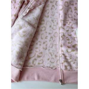 Sudadera con capucha y cremallera con estampado de leopardo personalizado para mujer, chaqueta ajustada de forro polar estilo Y2K para adolescentes - Product Image 4