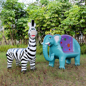 Enfants en fibre de verre dessin animé <span class=keywords><strong>animaux</strong></span> siège en fibre de verre dinosaure sièges crème glacée table et chaises pour les <span class=keywords><strong>locations</strong></span> d'événements de fête - Product Image 6