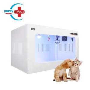 HC-R052 수의사 개 강아지 인큐베이터 Icu 애완 동물 산소 인큐베이터 케이지 지능형 온도 장비 개 수의사