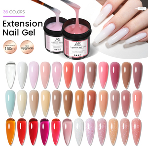 Benutzerdefiniertes Logo 150ml Builder Poly Nagelgel Eigenmarke HEMA-frei TPO-frei Verlängerungsgelpolitur Semi-Permanent UV Aufbau <span class=keywords><strong>Gel</strong></span> - Product Image 1