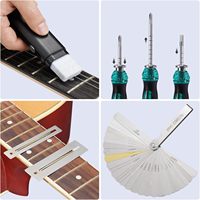 Professional 72-Piece Guitar Tool Kit Luthier Guitar Repair and Setup Accessories Musical Instrument Tool Kit