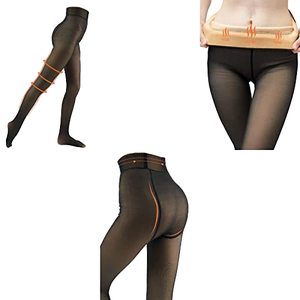Collants Polaires Grossiste Femme, Chaussettes Longues Épaisses Hiver, <span class=keywords><strong>Faux</strong></span> Collants Transparents Chauds Thermiques, Vêtements Intérieurs - Product Image 4