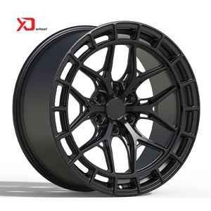 Jantes forgées monobloc noires concaves, design maillé, 5 trous, personnalisées, 18 19 20 21 22 pouces, 5x112 5x120, jantes de course pour X3 X5 X7 M3 M4 - Product Image 2