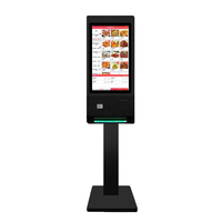 Kiosque de paiement interactif en libre-service de 27 pouces Kiosque automatique à écran tactile Machine de commande automatique pour restaurant