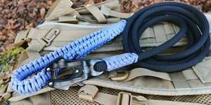 Kalung dan Tali Anjing Bebas Genggam yang Dapat Disesuaikan, Tali Anjing Besar Model Frog dengan Pengait Putar dan Carabiner yang Dapat Dilepas - Product Image 5