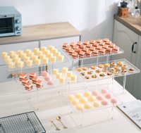 Ensemble de présentoirs pour table de dessert JERY, cupcakes, pâtisseries, fruits, bonbons, supports en acrylique transparent, rehausseurs de buffet, fournitures de décoration de gâteaux