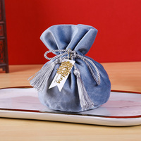 Nouvelle pochette en velours de soie, sac à bonbons féerique, sac en tulle, pochette en velours, sac à bonbons créatif et élégant, cadeau de retour, vente en gros d'usine