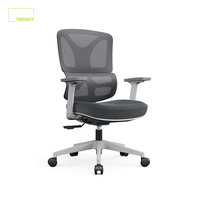 Chaise de bureau ergonomique en maille à dossier moyen pour personnel, chaise pivotante de haute qualité pour bureau, salle de réunion, chaise de visiteur, chaise de bureau