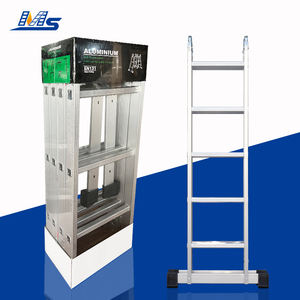 8 escalones de aluminio articulado extendido <span class=keywords><strong>escalera</strong></span> multifuncional hogar ligero 10 <span class=keywords><strong>metros</strong></span> - Product Image 1