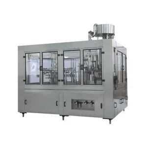 automatic carbonated beverage making soft drink water filling packaging machine