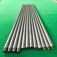 Fût en carbone Predator Like Taper 12.5/ Cuetec Taper 11.8/13, joint radial/Uniloc avec embout en carbone 3k avec trous d'extension