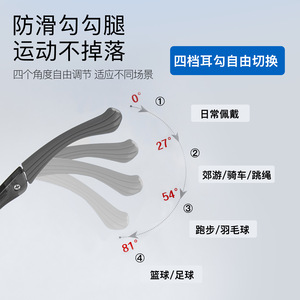 Monturas de gafas Huan C60103 para niños, TR90, 52-16-140, ligeras, ajustables, deportivas, para adolescentes - Product Image 3
