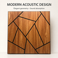 Panneaux acoustiques décoratifs en bois 3D au design élégant pour murs et plafonds - Panneau acoustique rainuré 3D absorbant le son
