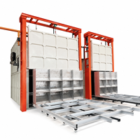 Type direct de chariot à 6 cadres d'usine four vieillissant  petit four industriel de profil en aluminium d'extrusion