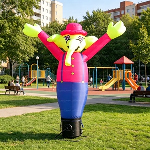 Promotion : Modèle gonflable géant publicitaire personnalisé avec logo, éléphant agitant les ailes, Sky Dancer, mascotte pour <span class=keywords><strong>club</strong></span> - Product Image 2