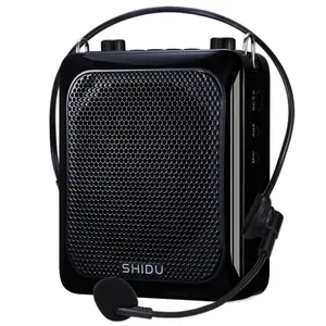 SHIDU S28 30W 출력 전원 유선 음성 증폭기 휴대용 충전식 PA 스피커 오디오 교사 음성 증폭기