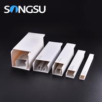 Foshan Songsu Alle größen PVC Weiß Elektrische Kabel Kanäle Kanal/Pvc Draht Kanal
