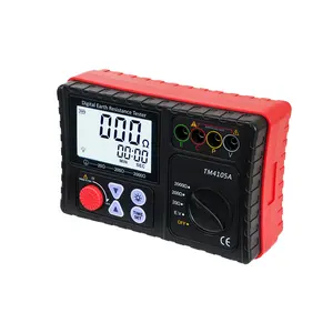 Tester di resistenza a terra digitale di sicurezza multifunzione HD tester di resistenza a terra a grande schermo Ohm Meter prezzo