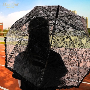 <span class=keywords><strong>Parapluie</strong></span> <span class=keywords><strong>transparent</strong></span> blanc semi-automatique avec poignée en cristal RST, <span class=keywords><strong>parapluie</strong></span> de décoration de <span class=keywords><strong>mariage</strong></span> en forme de dôme - Product Image 4