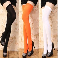 Chaussettes en velours longues jusqu'aux cuisses pour femmes, couleur bonbon, pour cosplay et usage quotidien, vente en gros