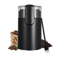 Moedor de café elétrico portátil de aço inoxidável, moedor elétrico de café para viagem, 2021, venda quente