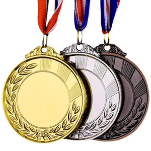 Fabrication de médailles Pas de minimum métal Football Football Basketball Volleyball <span class=keywords><strong>Gymnastique</strong></span> Danse Sport Médailles de course Médaille vierge personnalisée - Product Image 1