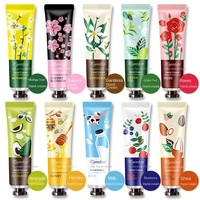 Crème pour les mains en boîte de style coréen Mi Yue Le Ni 30g, hydratante, non grasse, rafraîchissante, coffret cadeau, parfum de fleurs et de fruits