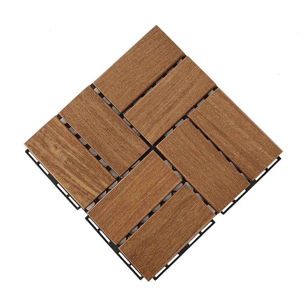 Nuovo pavimento in legno massello per decking per esterni cumaru per piastrelle per balconi