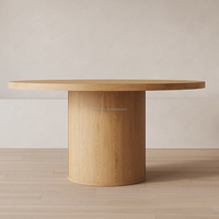 Ensemble table et chaises en bois massif Sageliving, design nordique original, simple et moderne, pour salle à manger à domicile