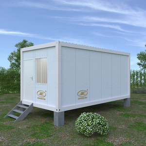 Casas Prefabricadas con Techo Plano, Duraderas y Resistentes, Contenedores Prefabricados para Jardín de Verano, para Oficina, Hotel, Casas Prefabricadas, Garaje, Tienda - Product Image 2