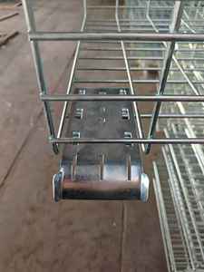 Plateau à câbles en treillis métallique perforé de haute qualité, galvanisé électrolytiquement, design personnalisable, pour la pose de câbles dans les systèmes électriques - Product Image 5