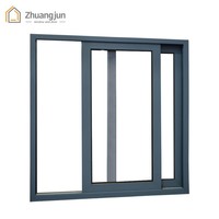 Ventanas y Puertas de PVC UPVC de Alta Calidad y Bajo Precio, Ventana Corredera Moderna con Acabado Manual y Aislamiento Acústico para Lavandería