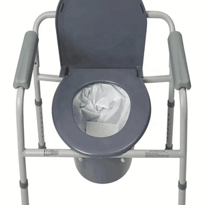 Tas Liner Commode orang tua dan sakit untuk Toilet portabel, mangkuk Bedpan atau alas kursi pispot plastik kedap air dan bocor - Product Image 4