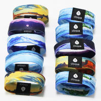 Bracelets élastiques personnalisés, écologiques, à la mode, avec impression intégrale, création de votre propre logo, bracelet en RPET, RFID pour événements