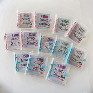 Mini 3 Rind rõ ràng chất kết dính bán chạy nhất 100 tiền tiết kiệm thách thức phong bì chất kết dính - Product Image 1