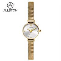 Montre chronographe à quartz OEM populaire, de luxe, tendance, sportive, antique, rétro, minimaliste, pour femme, avec boîtier en alliage et bracelet en acier inoxydable