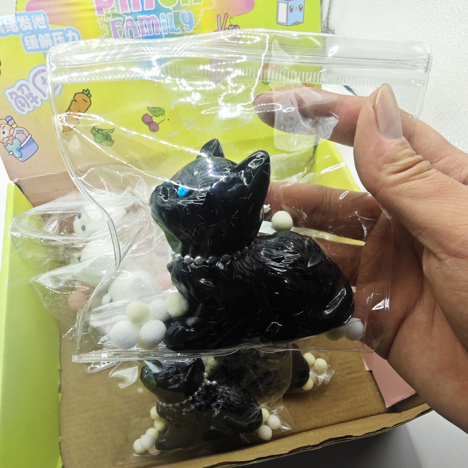 Cute Ghost Cat-Black
