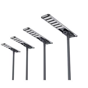 Farola solar de aluminio Todo en uno Farola solar Impermeable Tira de luces azules integradas Farola solar Led - Product Image 4