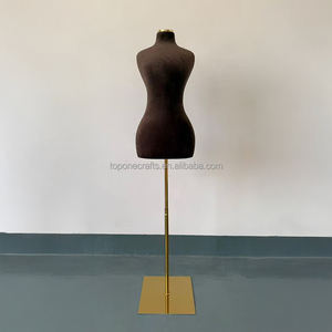 Vente en gros Mannequins en tissu demi-corps grande taille pour vêtements pour femmes présentoir gros <span class=keywords><strong>buste</strong></span> grande poitrine robe accessoires de forme - Product Image 3