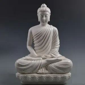 धार्मिक meditating बुद्ध संगमरमर मूर्तियों
