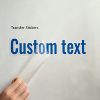 Hot Sale Custom UV Transfer Stickers Waterproof 3D Embossed Clear Vinyl Scratch-Resistant Permanent Adhesive Label for Glass