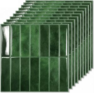New Arrival Modern Self <strong>Adhesive</strong> 3D Gel Square <strong>Stone</strong> Texture Backsplash Wall Tile Vinyl Stickers for Kitchen Tiles - Product Image 1