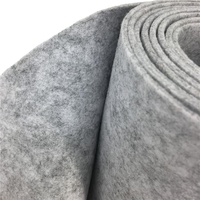 Feutre aiguilleté 100 % polyester haute densité gris écologique poids moyen 8 mm 9 mm 10 mm respirant durable pour tapis chauffant