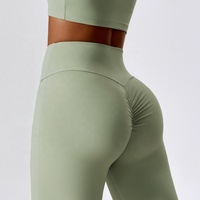 SHINBENE Pantalon évasé taille haute pour femme, effet push-up, pour la danse, sans effet camel toe