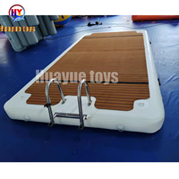 Plate-forme de quai flottant gonflable à point de goutte de style sportif de haute qualité pour l'utilisation de l'océan de piscine-pour la pêche d'amusement Sports nautiques