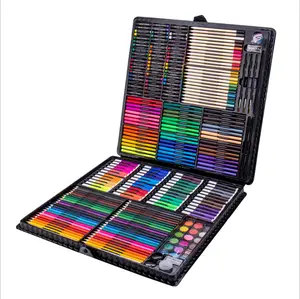 288 pcs deluxe artist studio creative plastic box set painting & drawing set for kids drawing