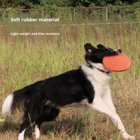 Ballon souple en TPR imprimé avec logo personnalisé, écologique, sportif, simple, classique, tendance, résistant aux morsures pour l'entraînement des chiens